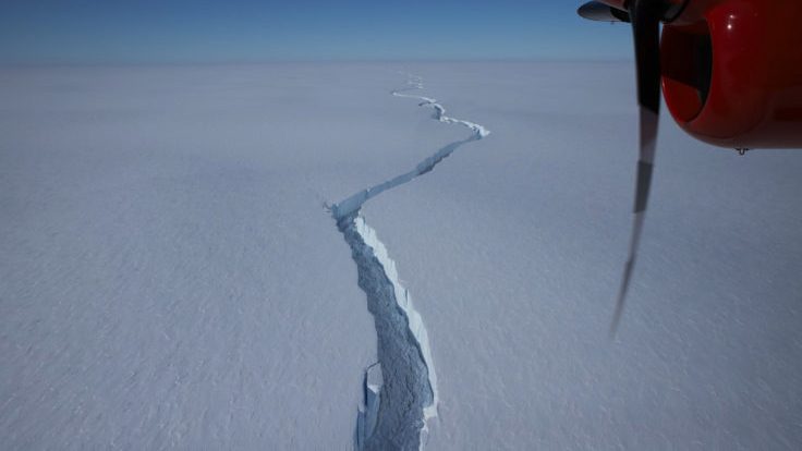 Iceberg más grande que Nueva York se desprendió en la Antártida
