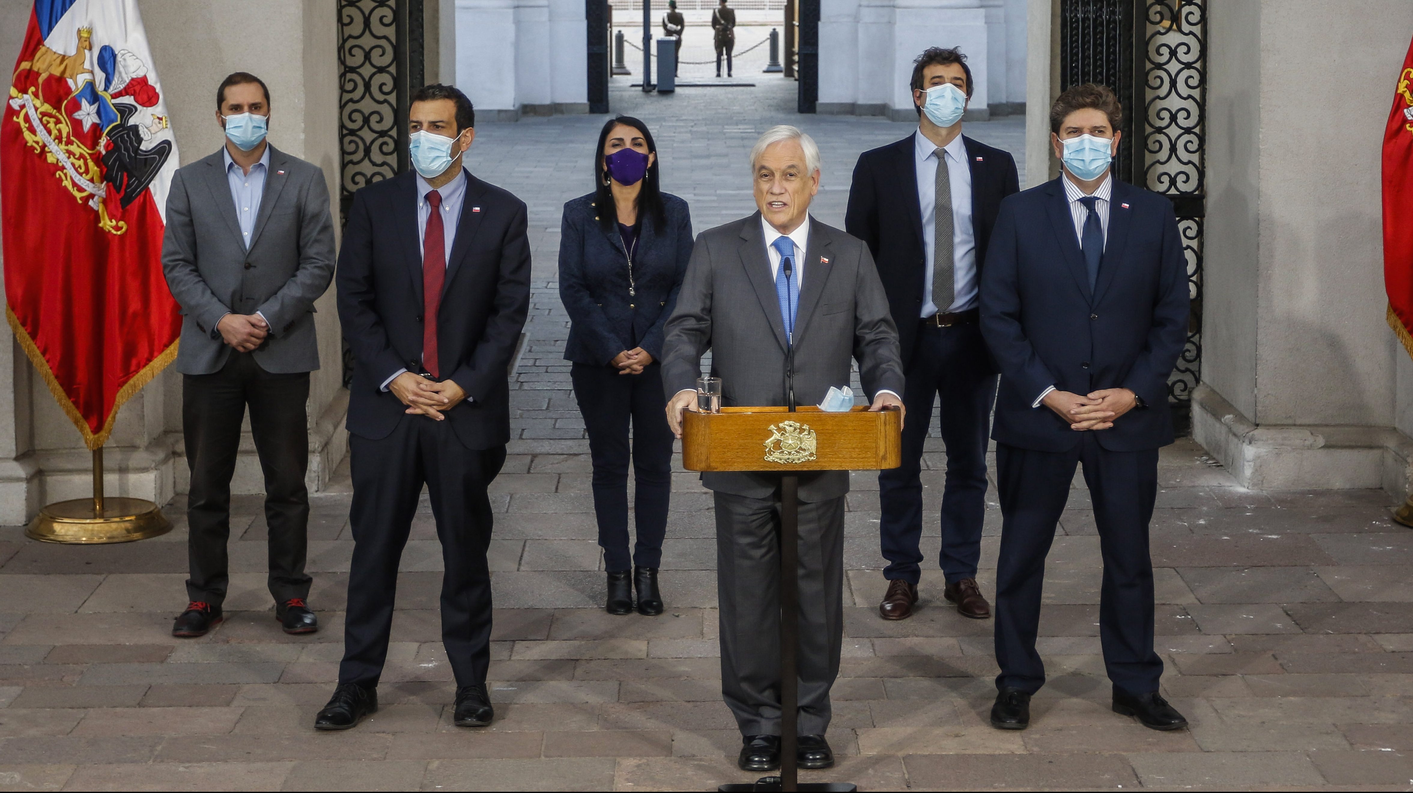 Presidente Sebastián Piñera y el comité político