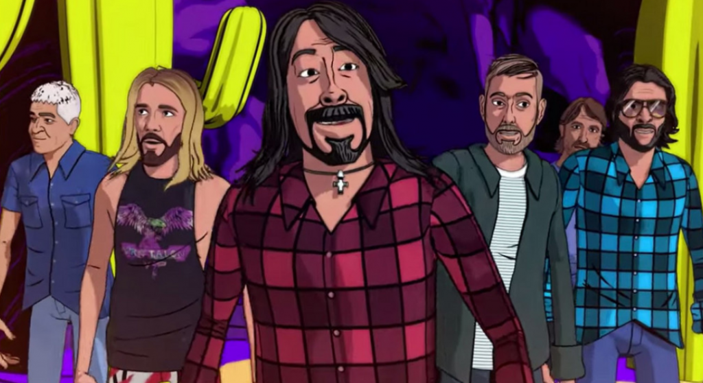 Foo Fighters estrenó el videoclip animado de "Chasing Birds", uno de sus recientes sencillos