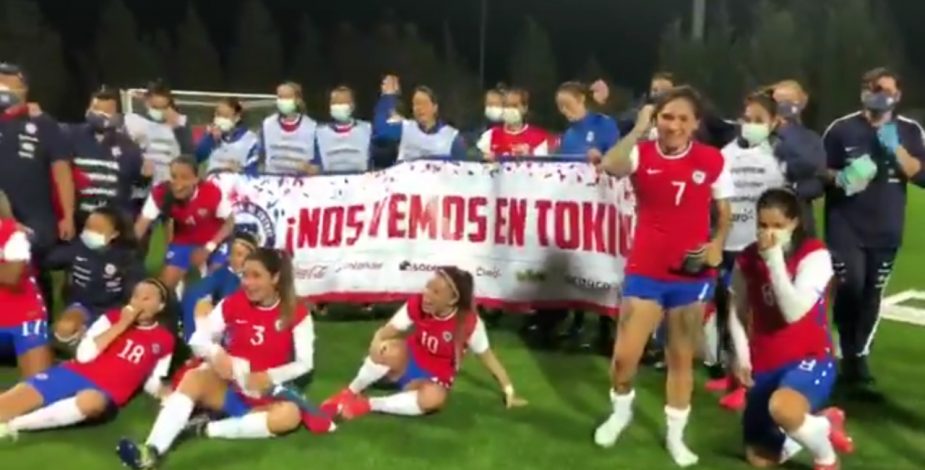 Asi Celebro La Seleccion Chilena Femenina Su Historica Clasificacion A Los Juegos Olimpicos De Tokio 2021
