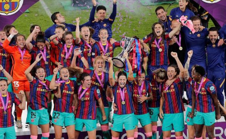 A lo grande: El Barcelona goleó al Chelsea y obtuvo su primera Champions League femenina