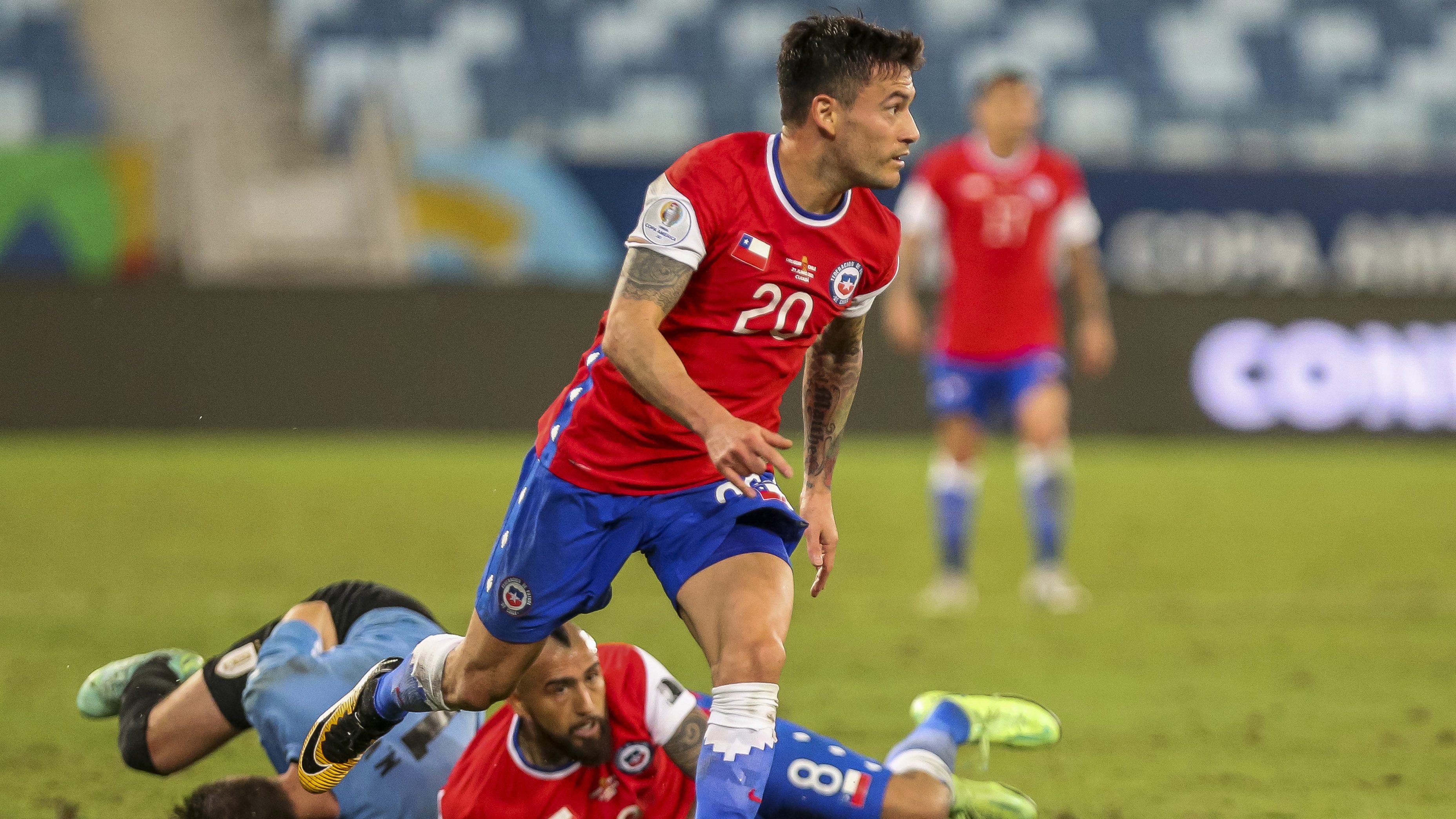 Charles Aránguiz es el jugador con mayor cantidad de pases en la Copa  América 2021