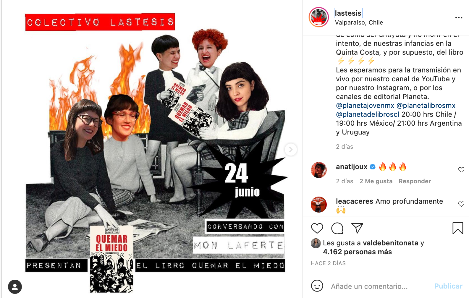Lastesis y Mon Laferte