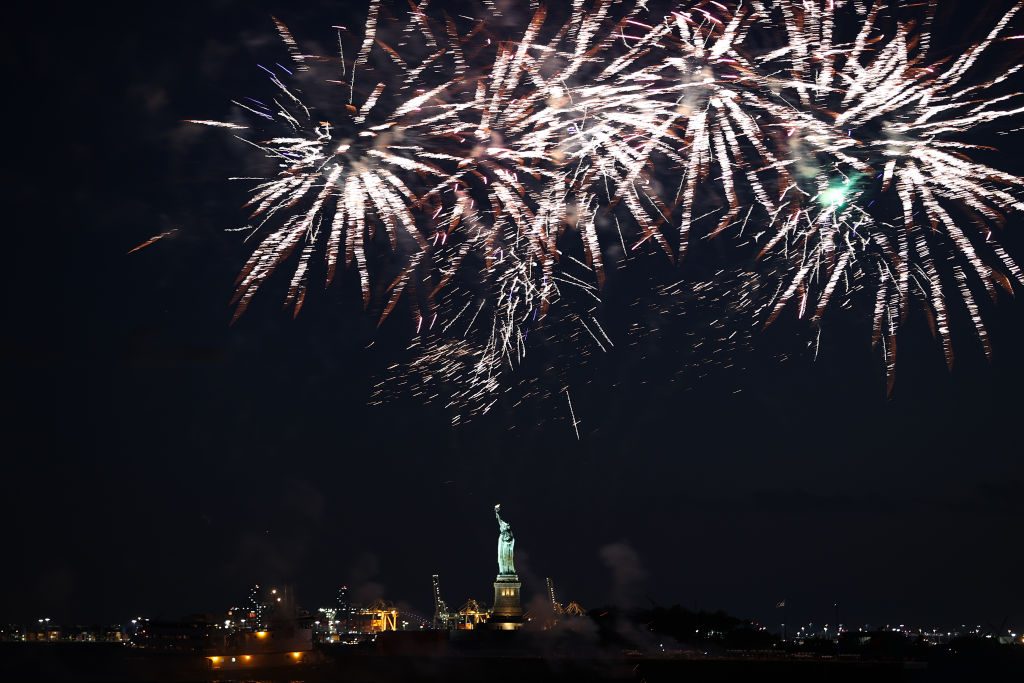 Fuegos artificiales Estados Unidos, Getty Images.