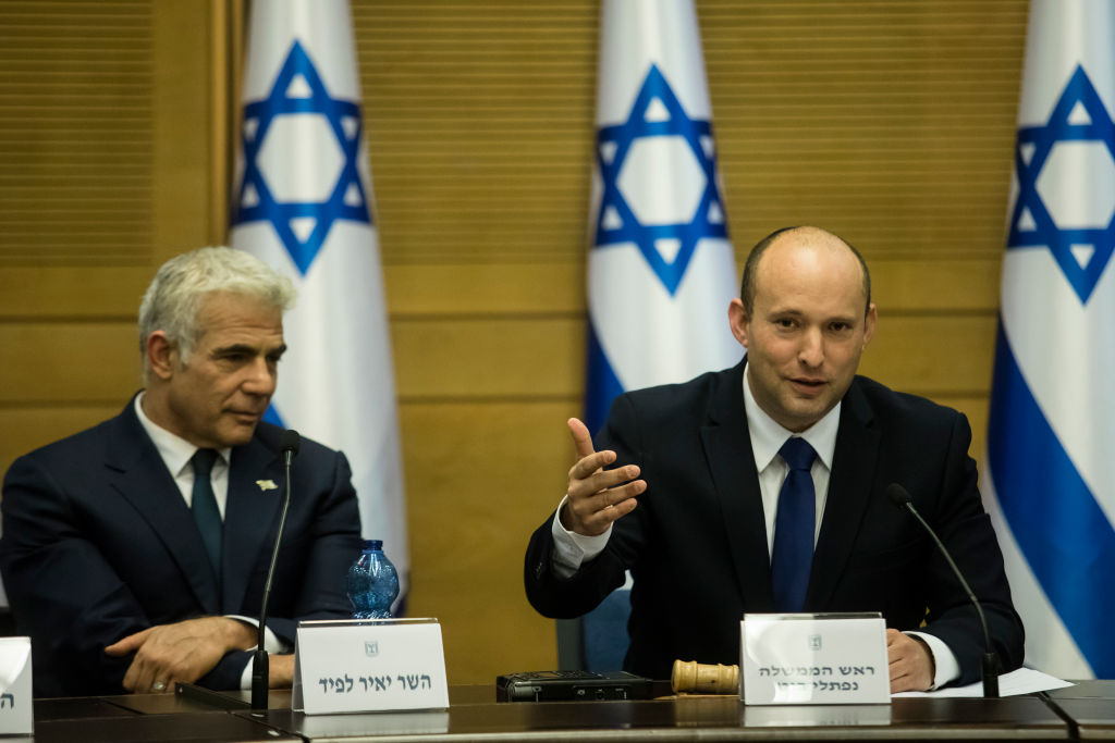 Yair Lapid y Naftali Bennett