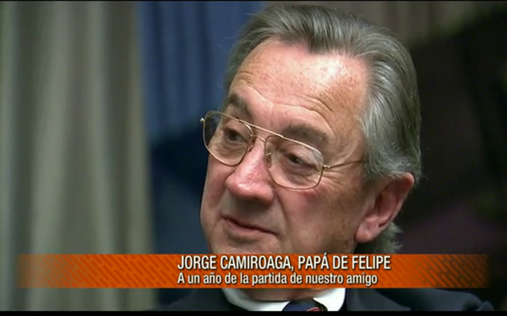 Jorge Camiroaga, padre de Felipe Camiroaga