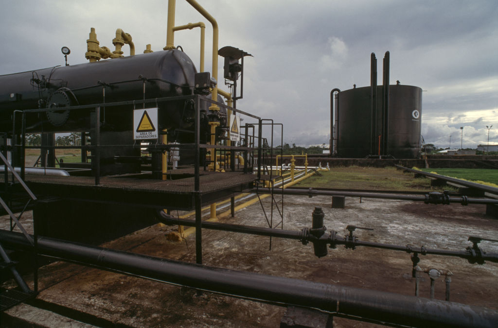 Un pozo de Petroecuador en el Amazonas