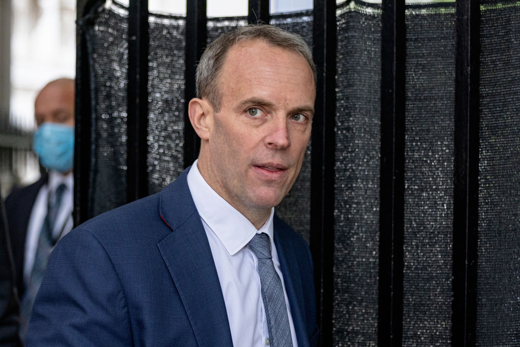 El canciller británico Dominic Raab