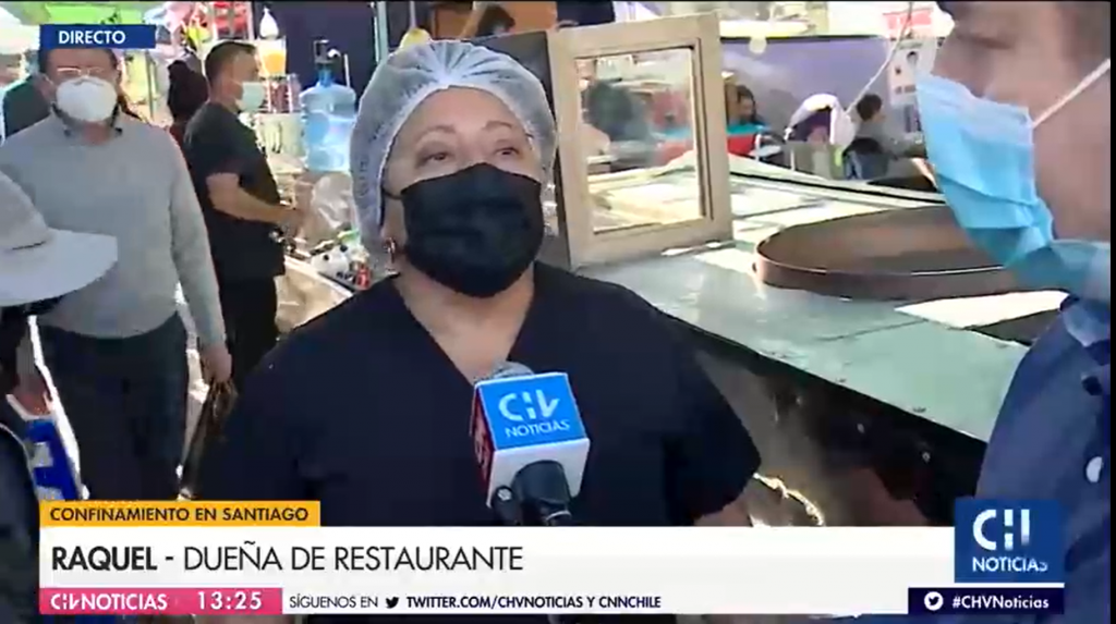 "Le pido perdón a quienes tienen familiares con covid": El emotivo testimonio de comerciante que trabaja en cuarentena