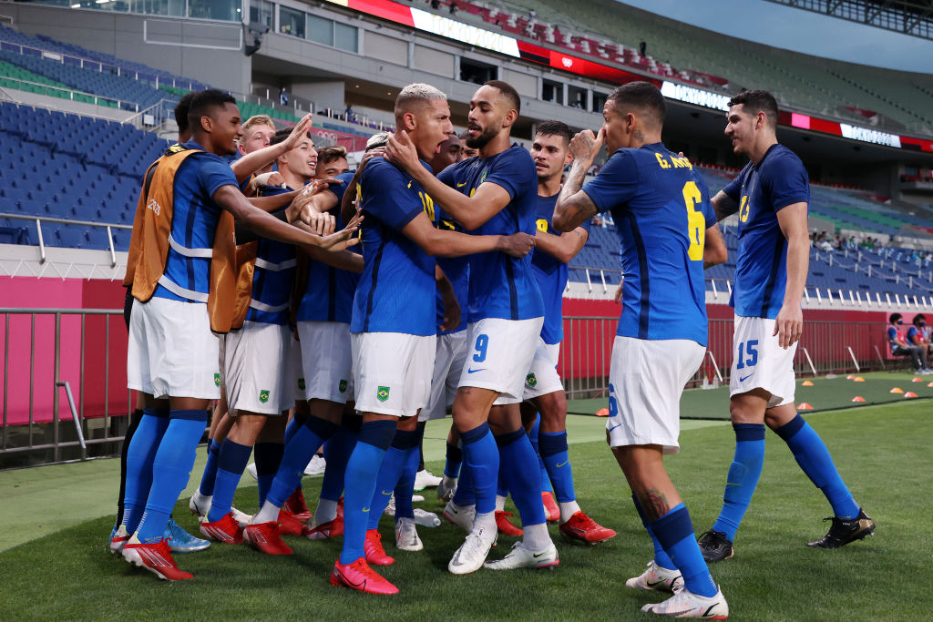 Brasil se instaló en cuartos de final del fútbol masculino ...