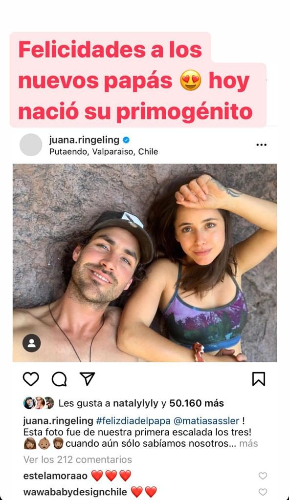 Cecila Gutiérrez confirma nacimiento de hijo de Juanita Ringeling y Matías Assler