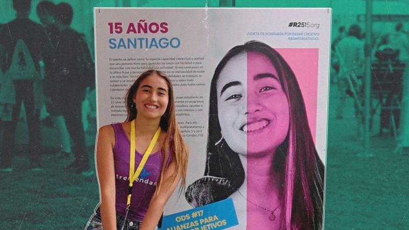 Julieta Martínez, la joven de 17 años que representó a Chile en la ONU