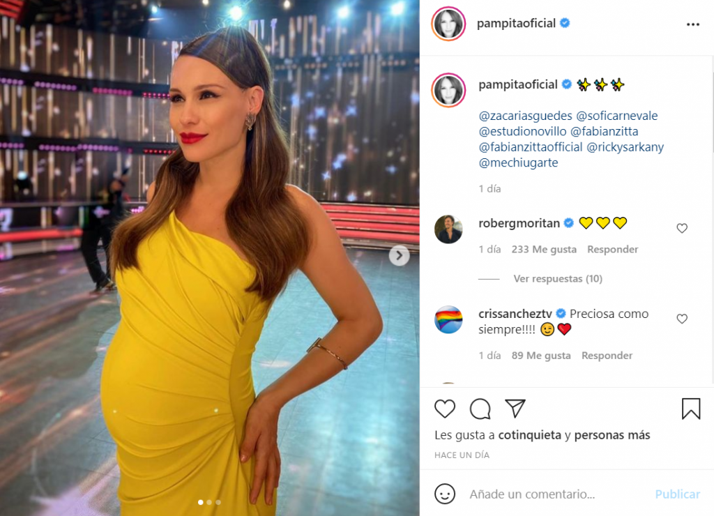 Pampita está a punto de dar a luz: Modelo de 43 años se muestra en los  últimos días de su embarazo