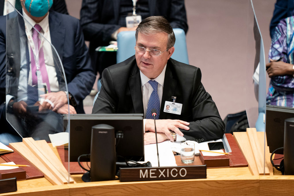 El canciller mexicano Marcelo Luis Ebrard Casaubon