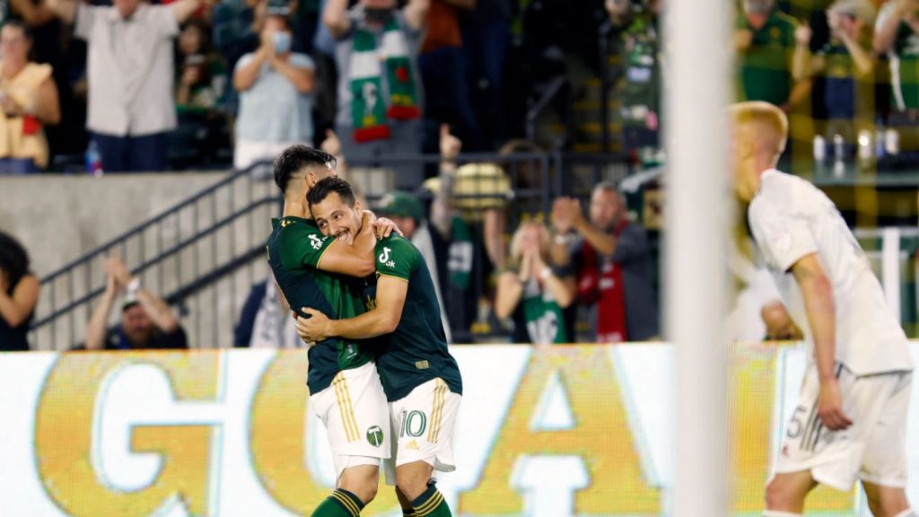 Felipe Mora anotó su sexto gol en los últimos diez partidos por Portland Timbers