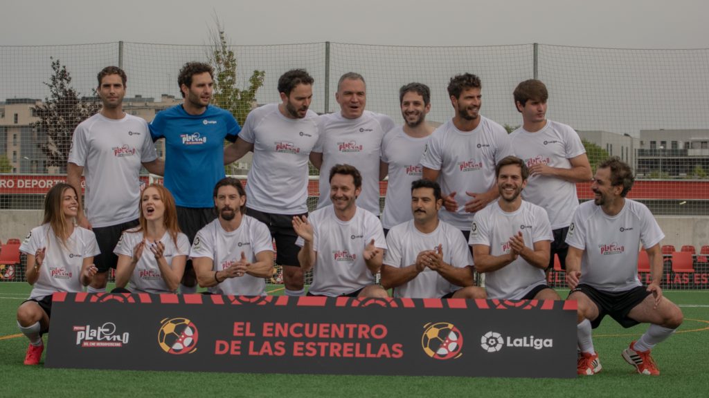 “El encuentro de las estrellas”: Actores se enfrentaron a futbolistas en partido amistoso por Premios Platino 2021