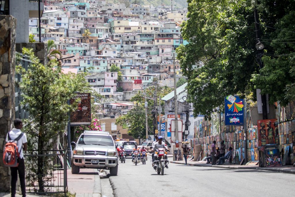 Las calles de la ciudad de Puerto Príncipe