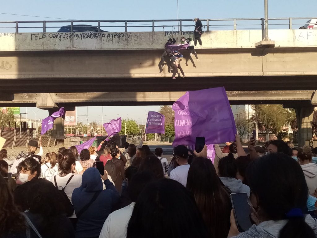 protesta habitacional en Rotonda Grecia