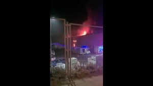 Incendio de proporciones afectó bodegas en San Bernardo
