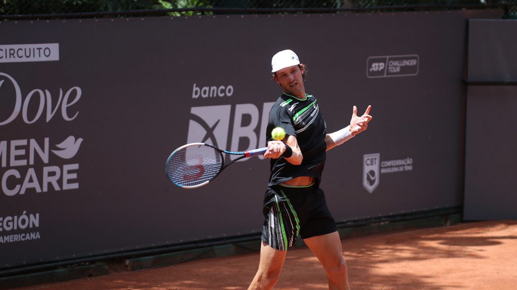 Nicolás Jarry luchó hasta la última pelota y logró el pase a semifinales del Challenger de Sao Paulo