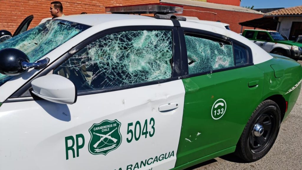 Sujetos destrozaron "Memorial de los 16" en Rancagua tras victoria de la Universidad de Chile en El Teniente