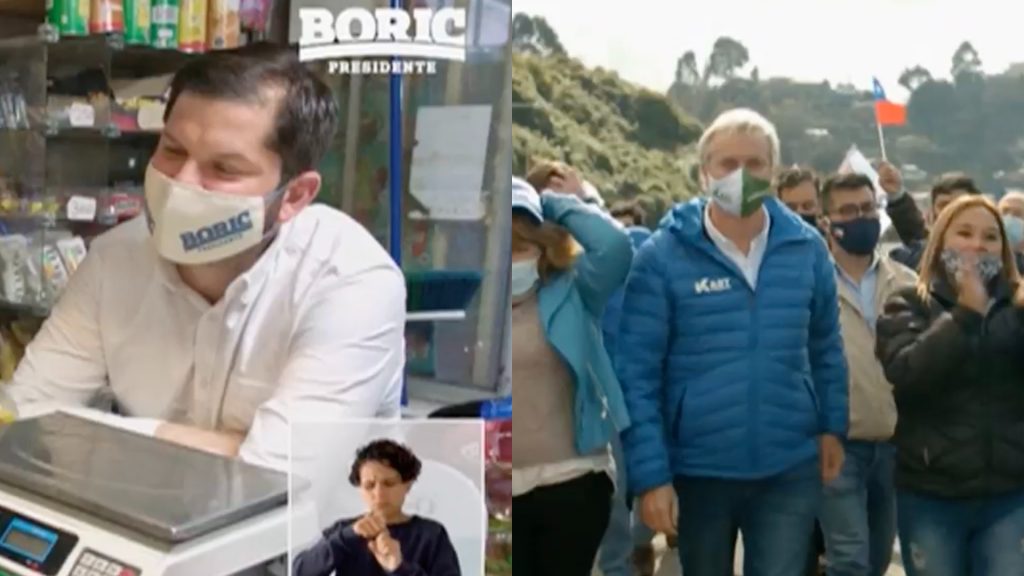 Candidatos en terreno y las comparaciones: así fue la primera franja electoral de la segunda vuelta presidencial