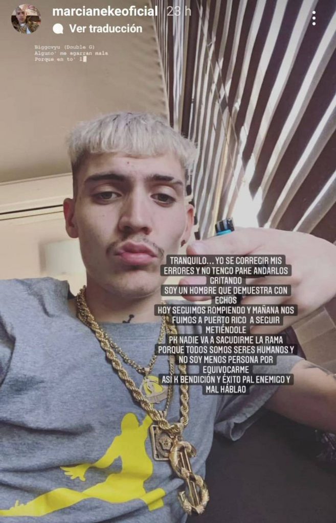 Marcianeke responde tras sus videos con extraño comportamiento: “No soy menos persona por equivocarme” 2 marcianeke 1 El artista urbano se refirió a las videos e imágenes difundidas durante estas últimas horas.