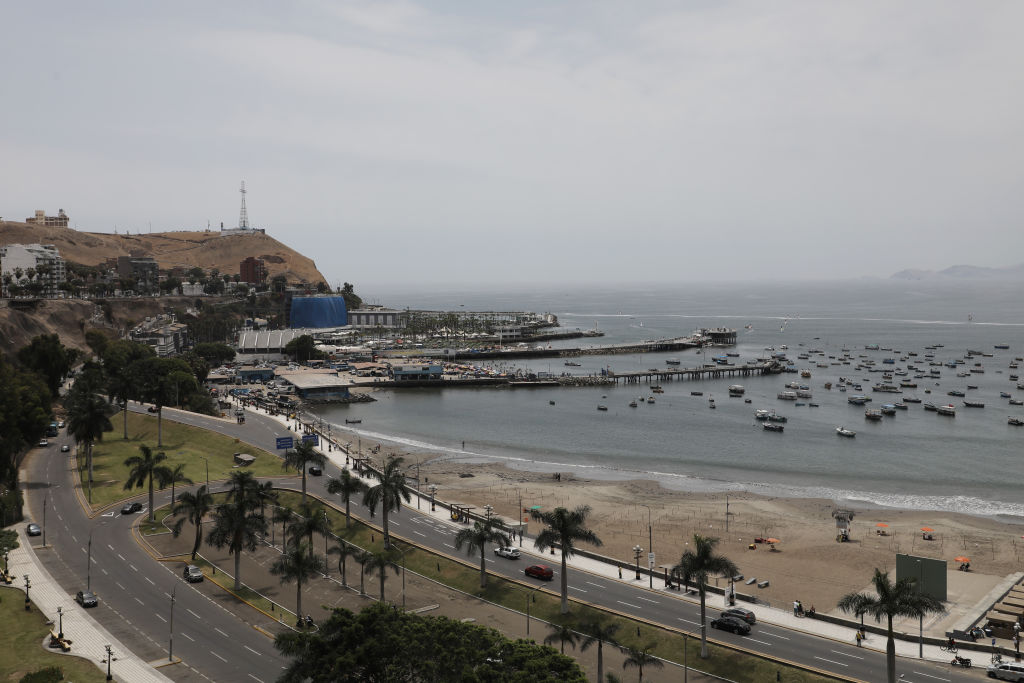 Imagen de una playa de la ciudad peruana Lima