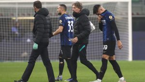 Dolor de cabeza para Scaloni: Joaquín Correa se lesionó a los dos minutos del partido del Inter de Milán frente al Empoli