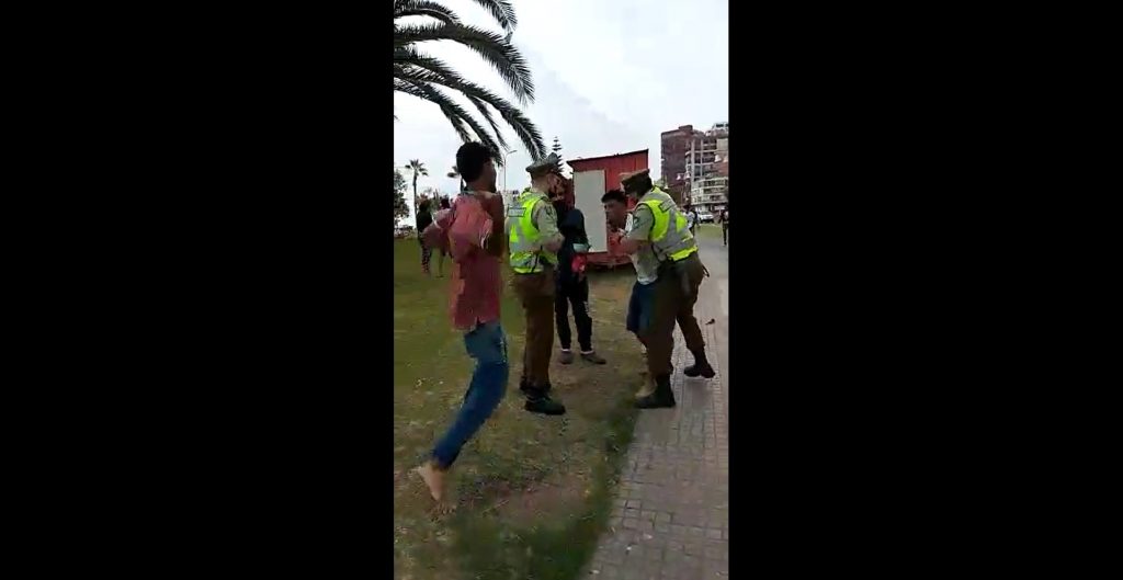 Cuatro sujetos fueron detenidos tras agredir a Carabineros en Iquique: todos son ciudadanos extranjeros