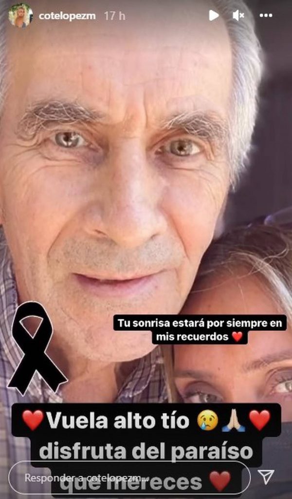Coté López informó sensible fallecimiento de un familiar | Instagram