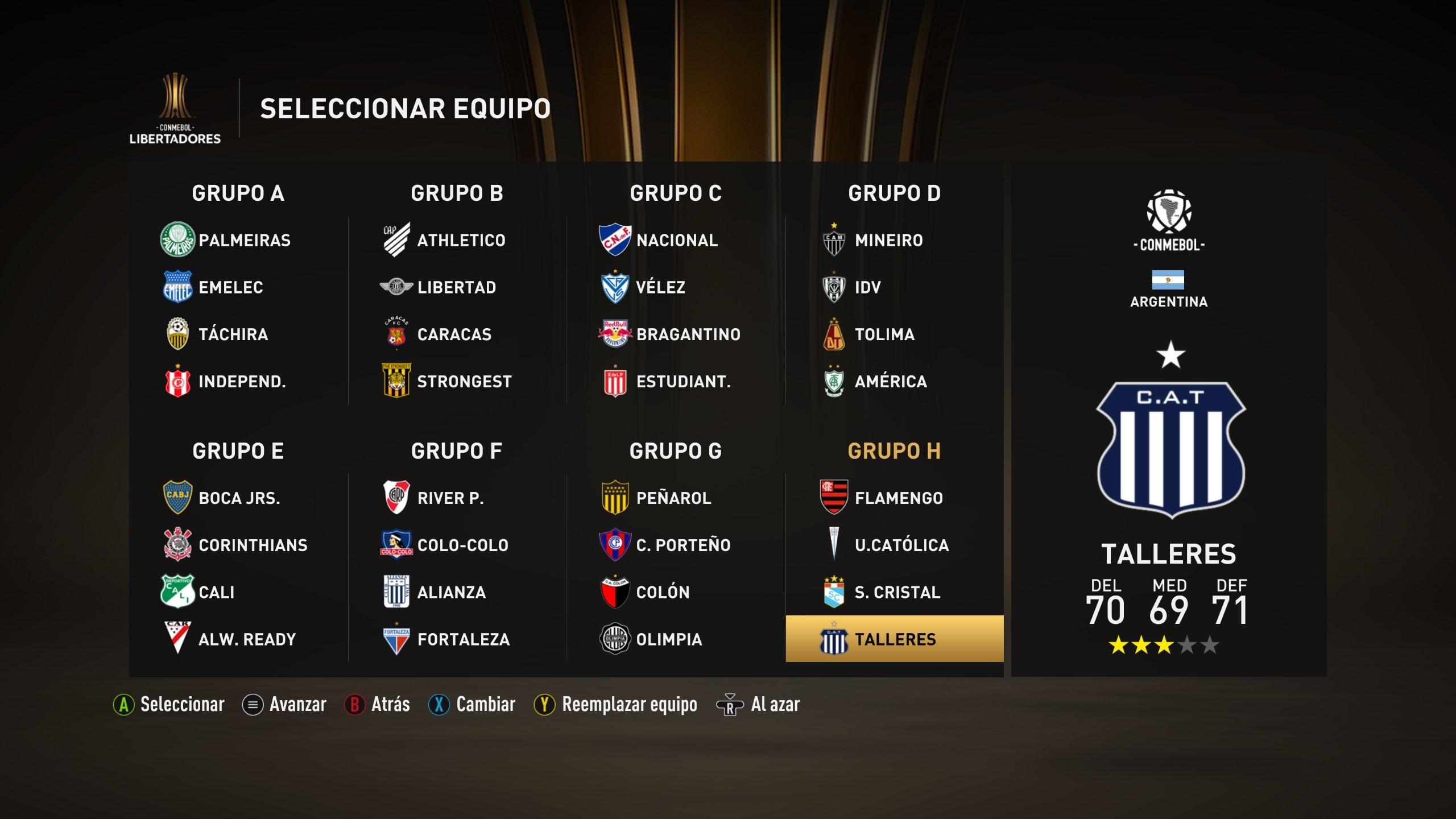 Copa Libertadores actualización FIFA 22