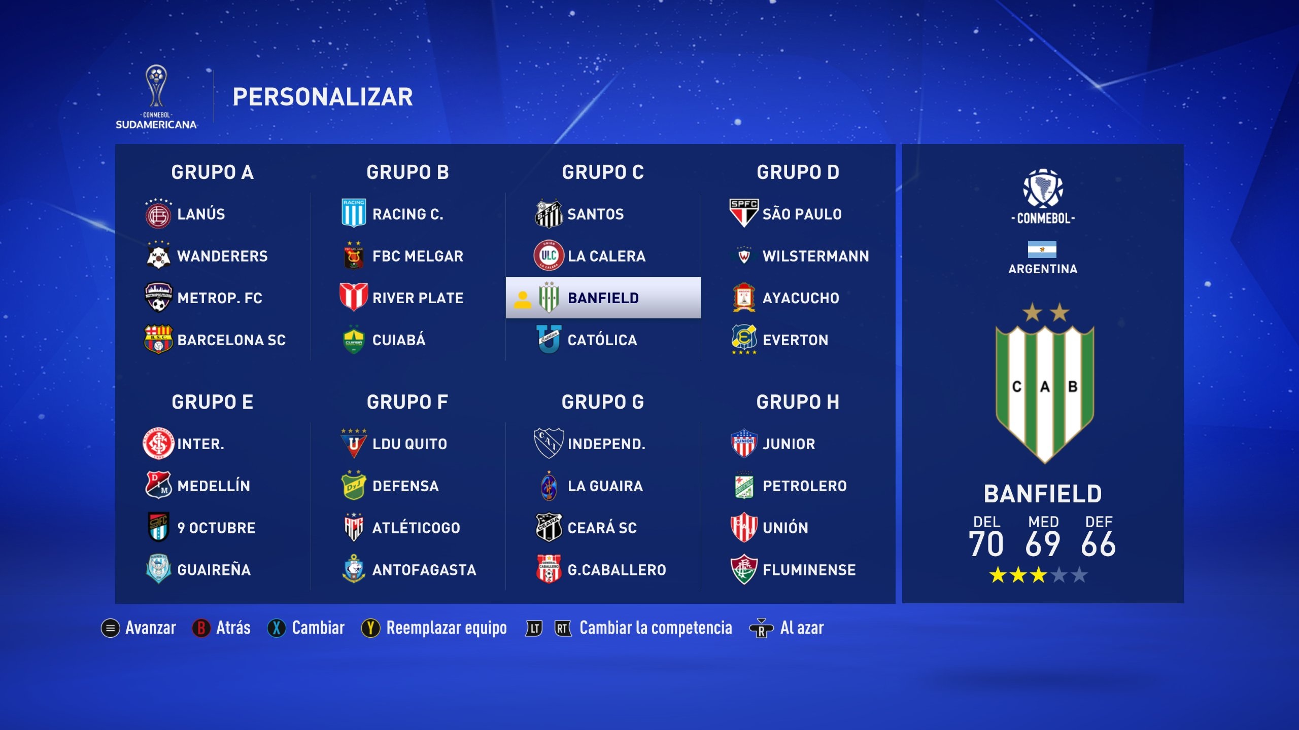 Copa Sudamericana actualización FIFA 22