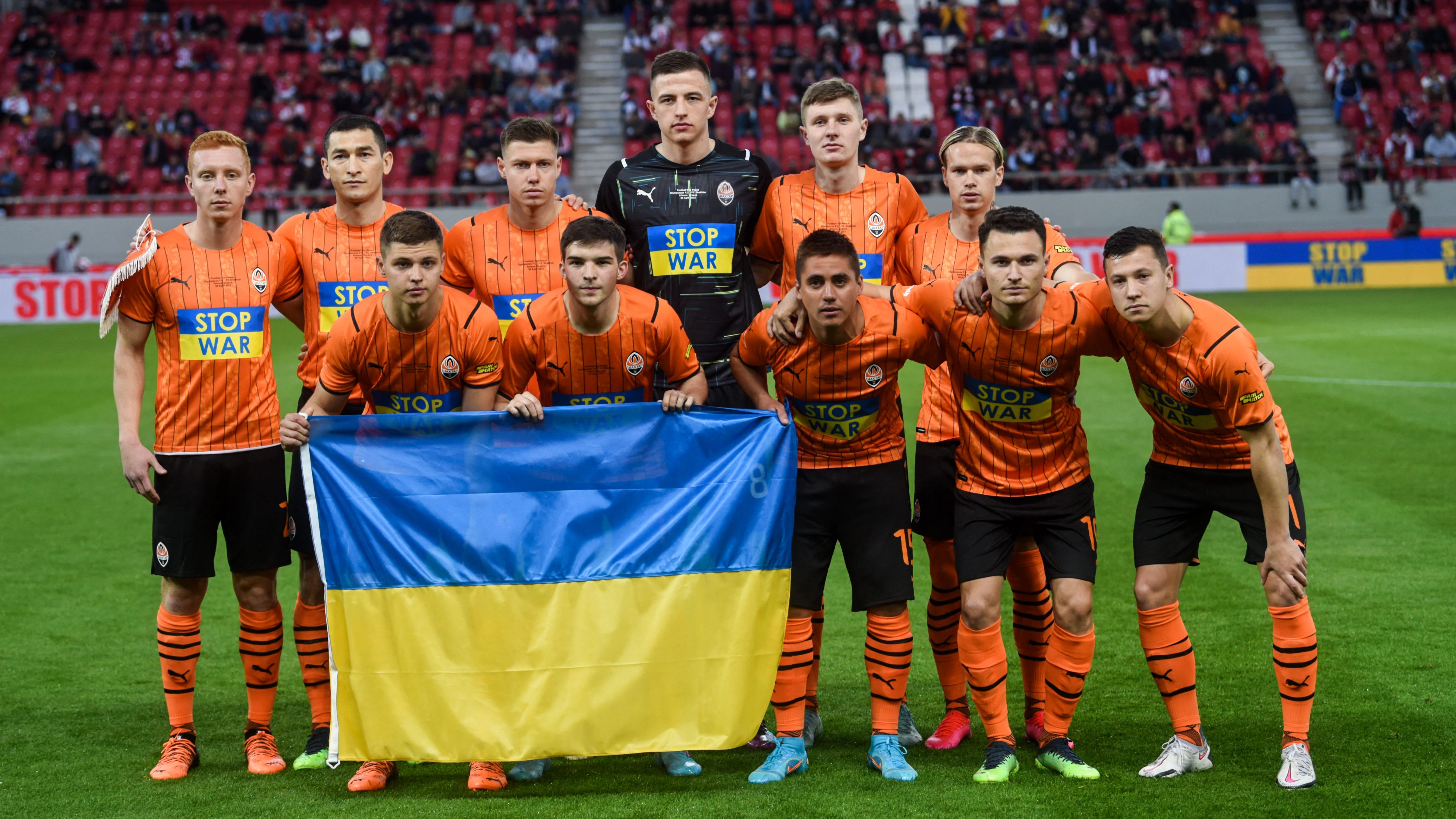 Equipo ucraniano Shakhtar jugó su primer partido tras la Equipo ucraniano Shakhtar jugó su primer partido tras la
