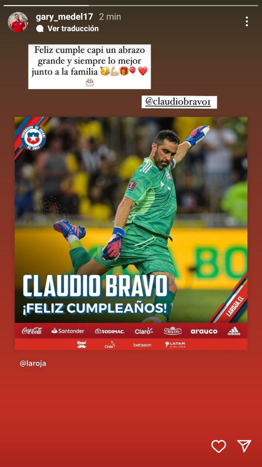 Claudio Bravo cumpleaños