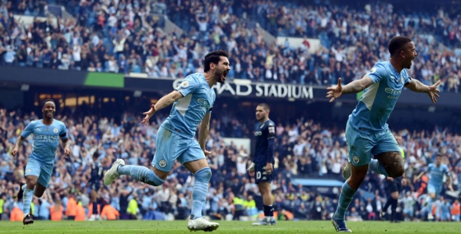 Manchester City da vuelta el partido ante Aston Villa en 5 minutos para coronarse campeón de la Premier League