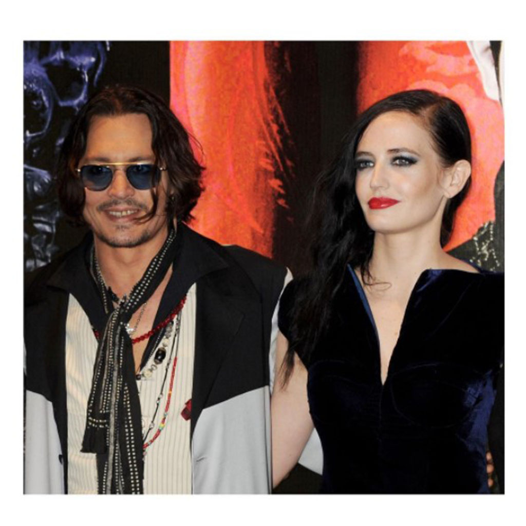 Johnny Depp y Eva Green