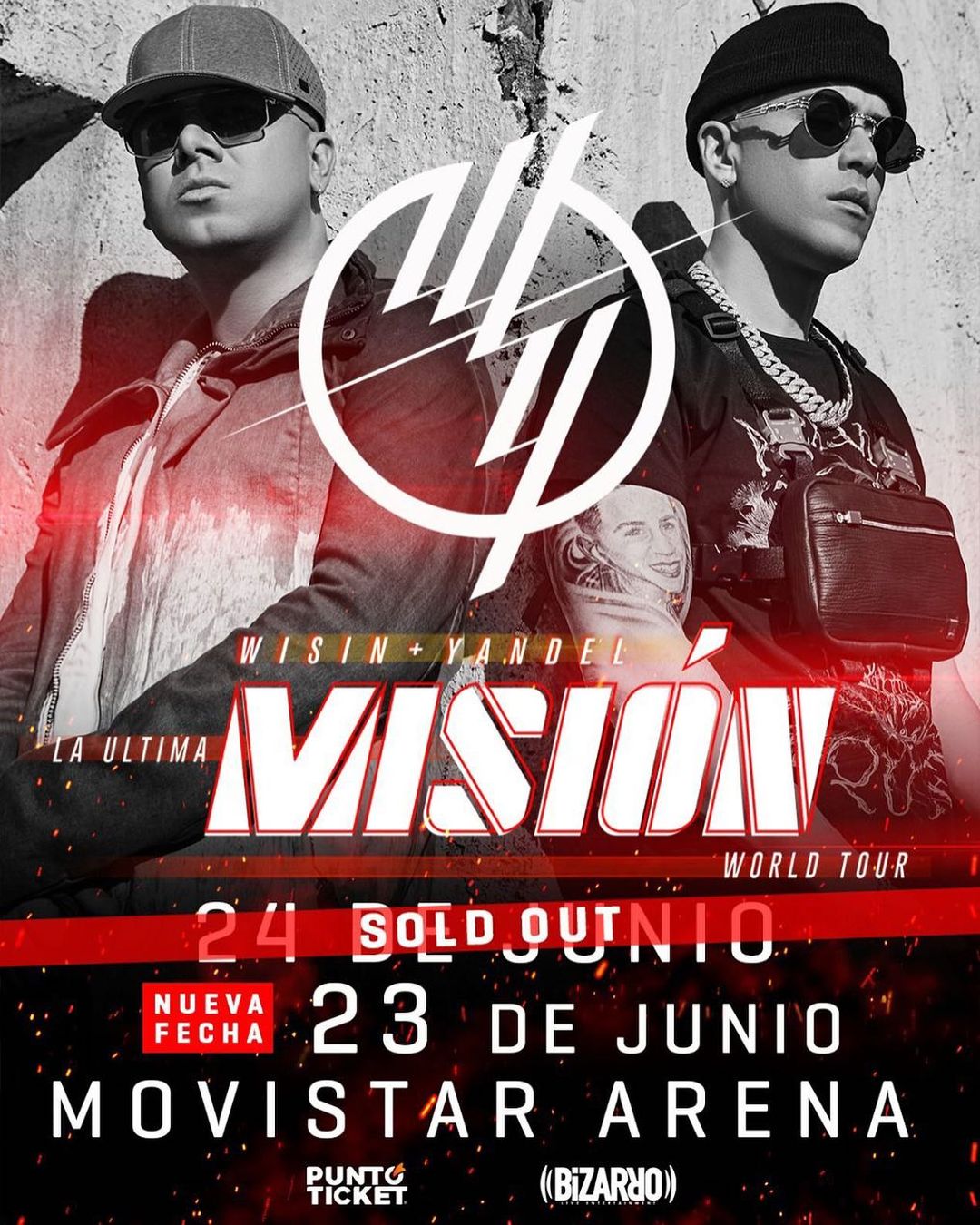Nuevas fechas Wisin y Yandel en Chile