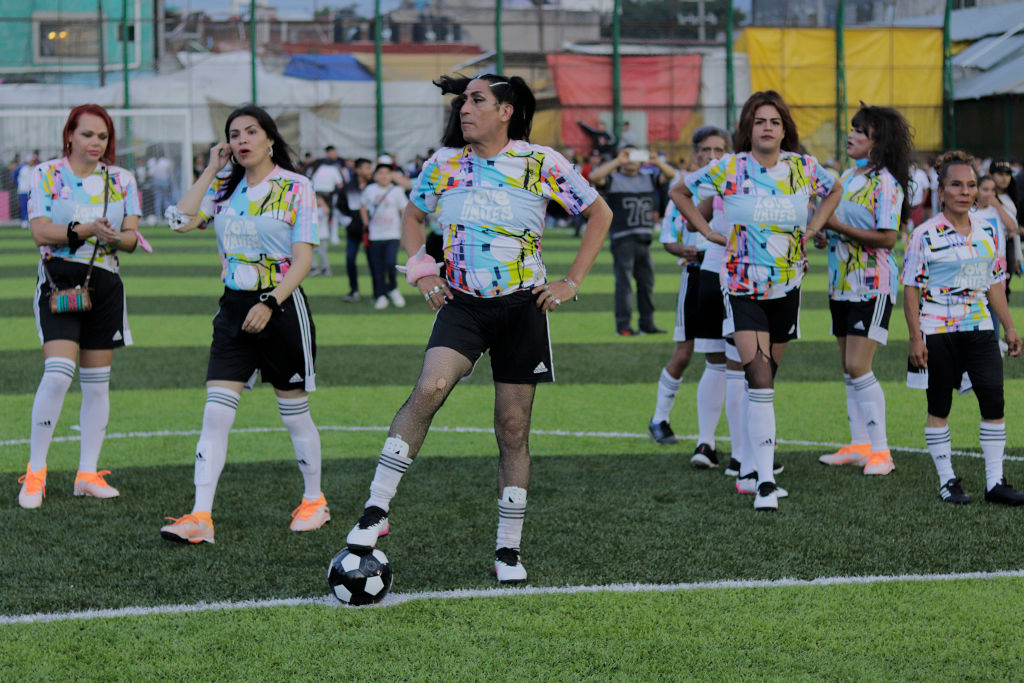El equipo Las Gardenias de México con futbolistas transgénero