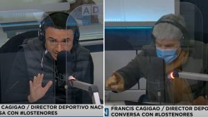 El fuerte debate entre Francis Cagigao y Juan Cristóbal Guarello en Los Tenores