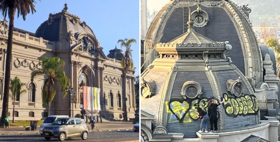 “Una situación lamentable”: vandalizan el Museo Nacional de Bellas Artes
