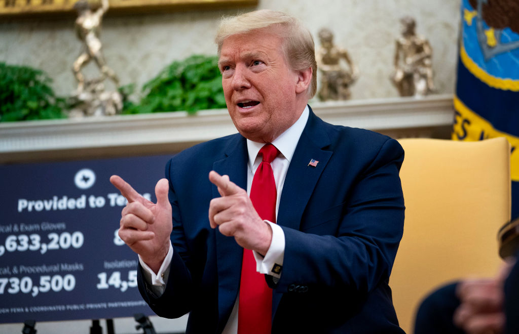 Donald Trump en la Casa Blanca durante su mandato en EEUU