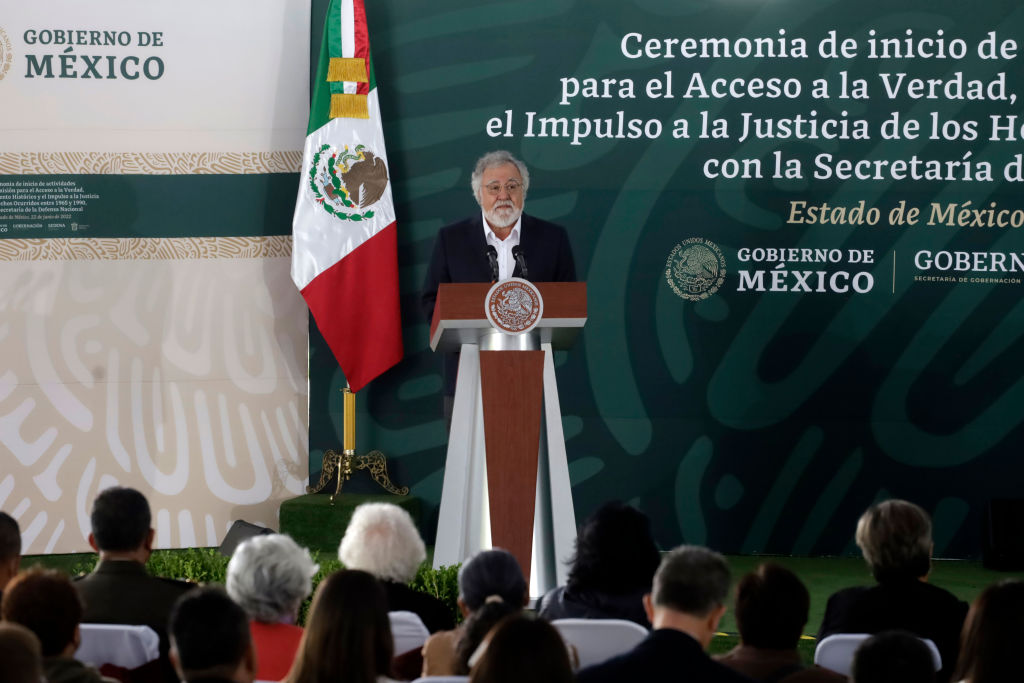 El subsecretario de gobernación de Mexico, Alejandro Encinas