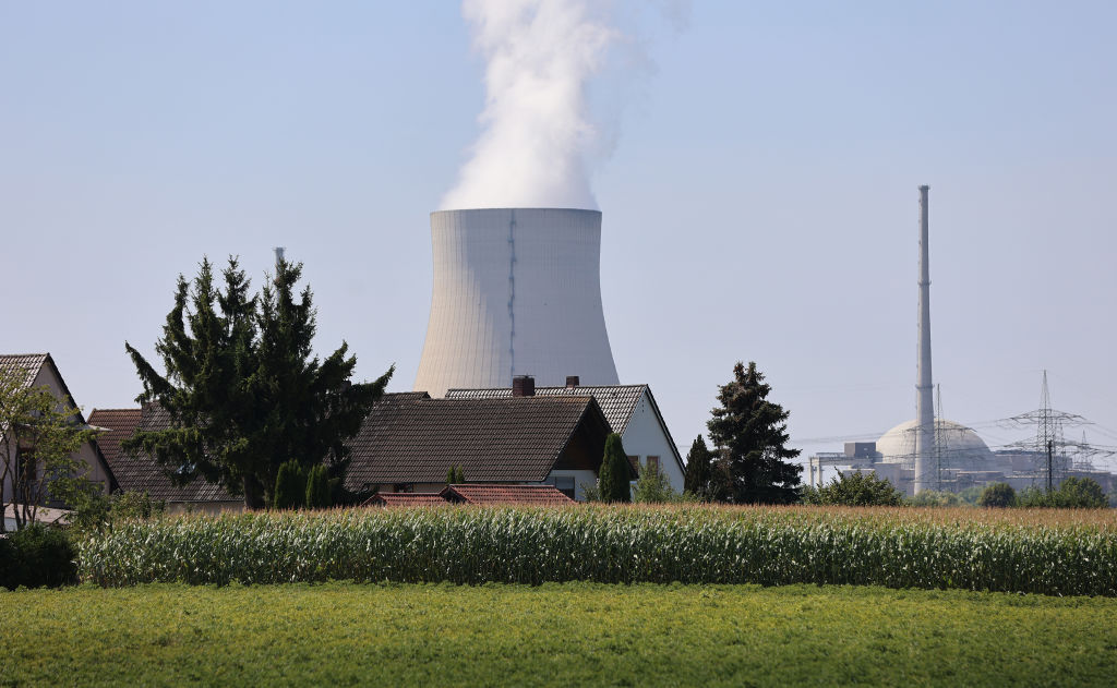 Imagen de un reactor de la planta nuclear ubicada en Essenbach de Alemania