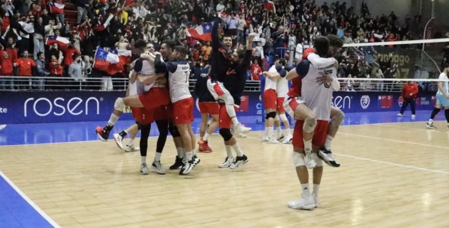 Chile se hizo gigante ante Argentina en el Sudamericano de Voleibol y sumó su segunda victoria consecutiva