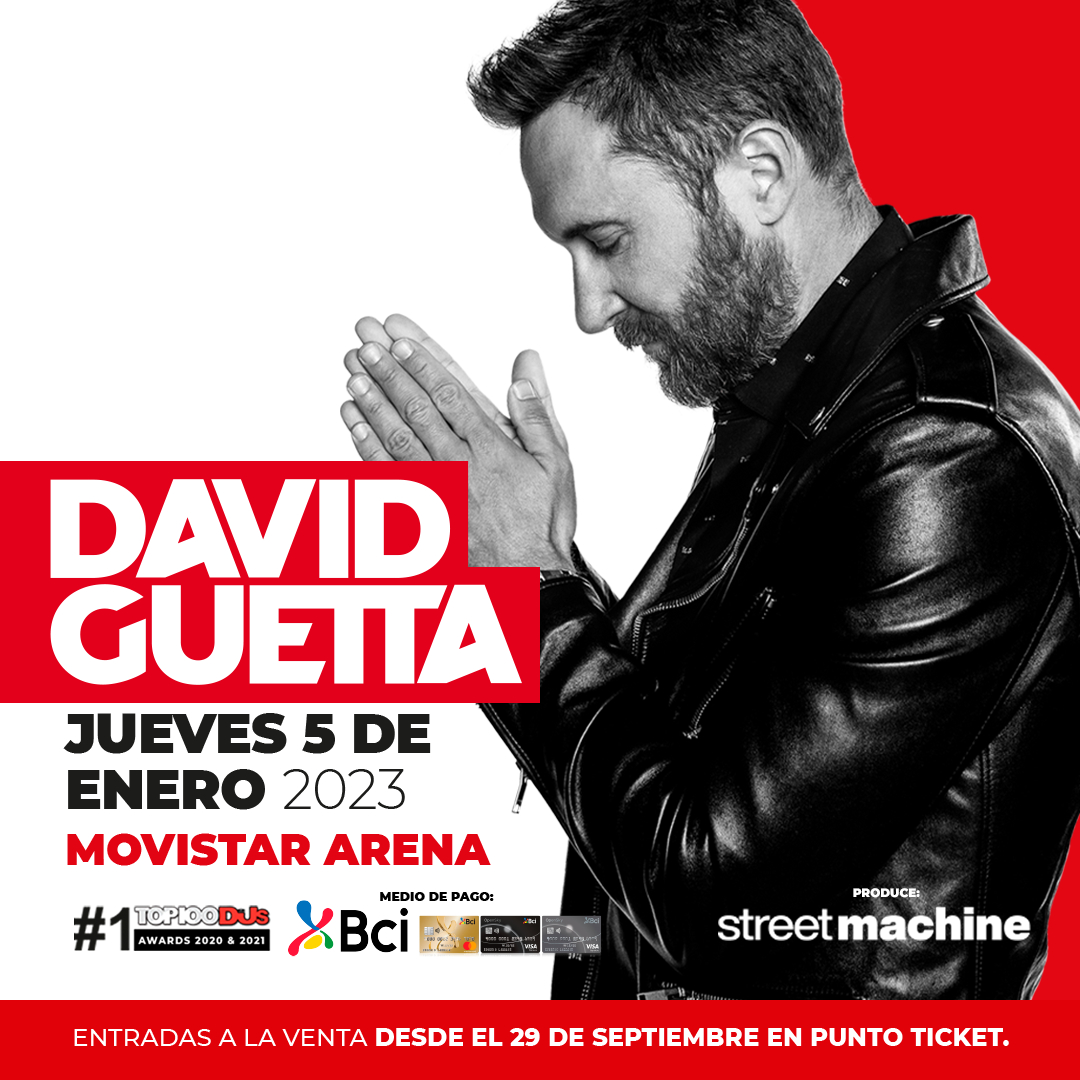 David Guetta en Chile - concierto - presentación
