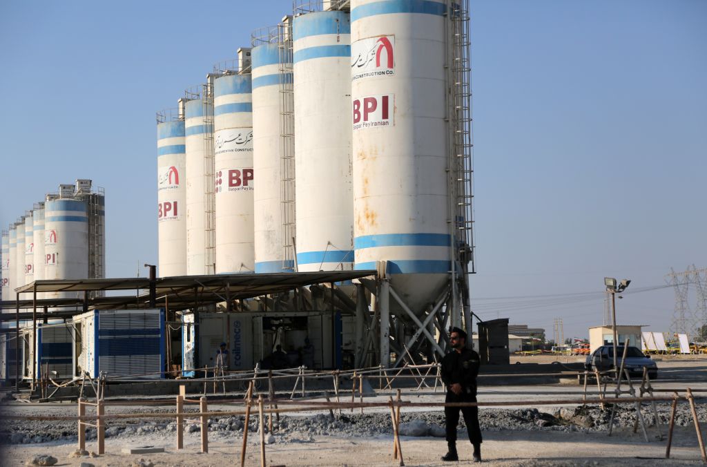 Imagen de la planta nuclear de Bushehr en Irán