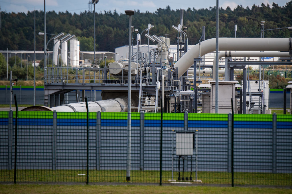 Imagen de una planta de recepción de un gasoducto en Alemania