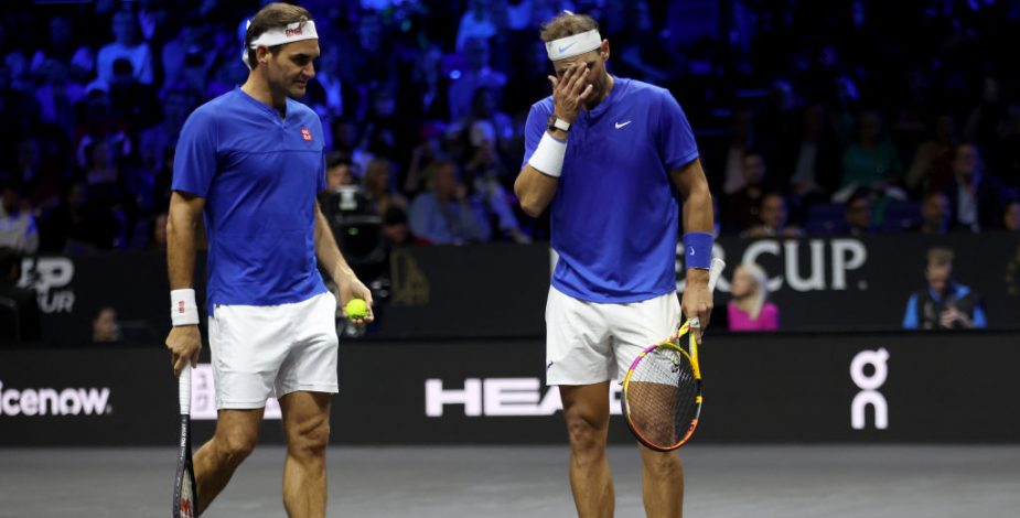 El desconsolado llanto de Rafael Nadal tras el retiro definitivo de Roger Federer en la Laver Cup