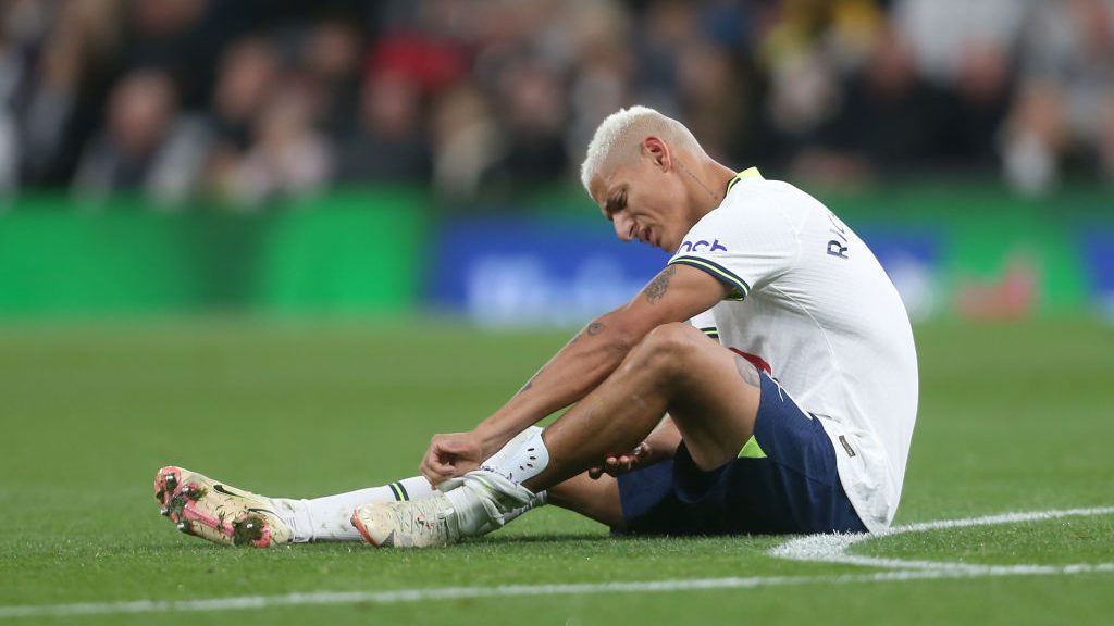 Richarlison was injured in Tottenham’s win and would miss Qatar 2022